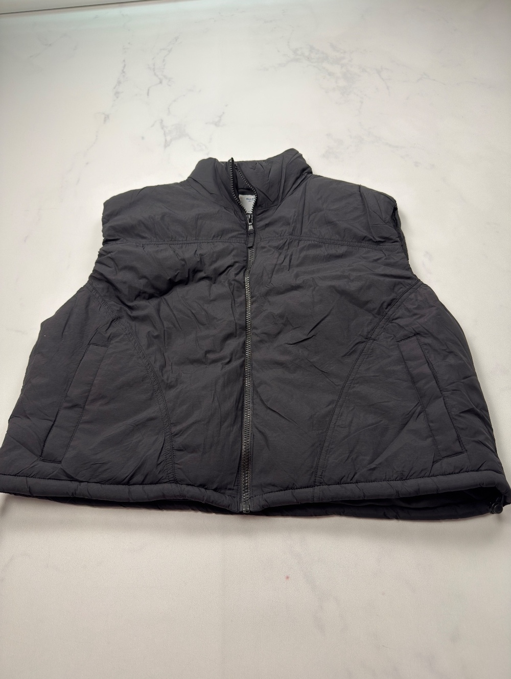 Old Navy Active Black Vest Jacket 90s Minimalist - Womens L